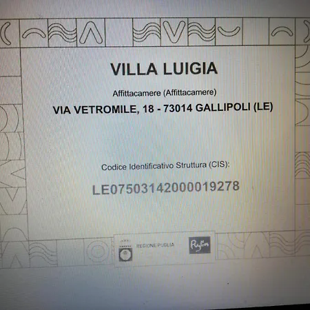 Luigia Luxury Relais ベッド・アンド・ブレックファスト